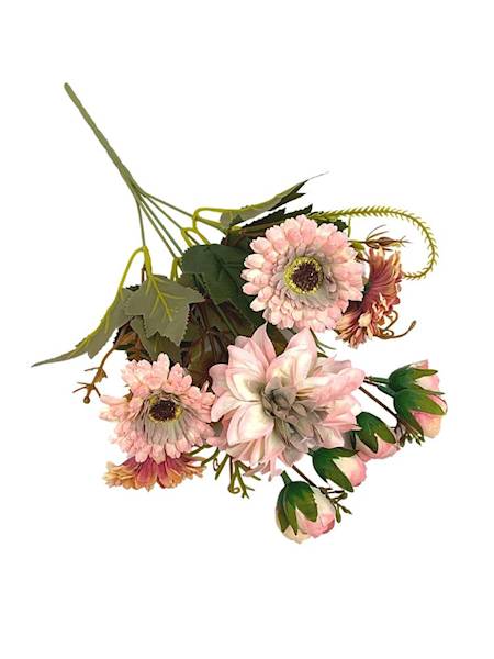 Bukiet mieszany 30 cm różowy