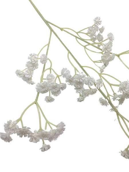 Gipsówka gałązka 63 cm biała