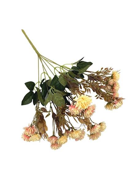 Bukiet goździków 40 cm żółty i róż