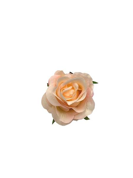 Róża główka 6 cm jasno łososiowa