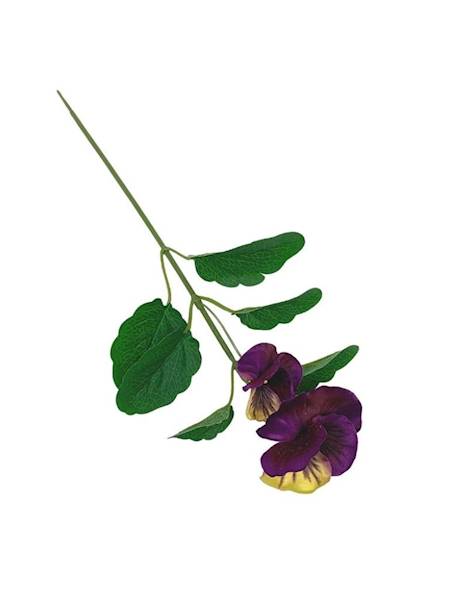 Bratek gałązka 33 cm purpurowo żółty