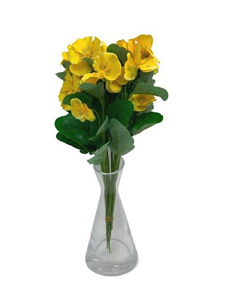 Bratek gałązka 33 cm żółty