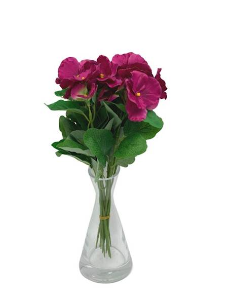 Bratek gałązka 33 cm fuksja