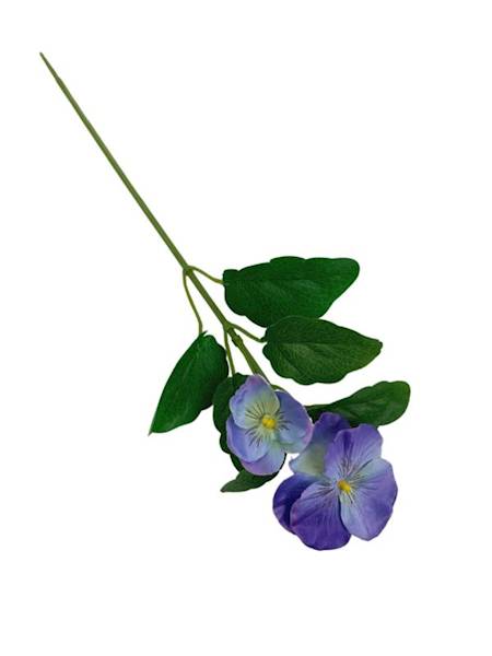 Bratek gałązka 33 cm niebieski