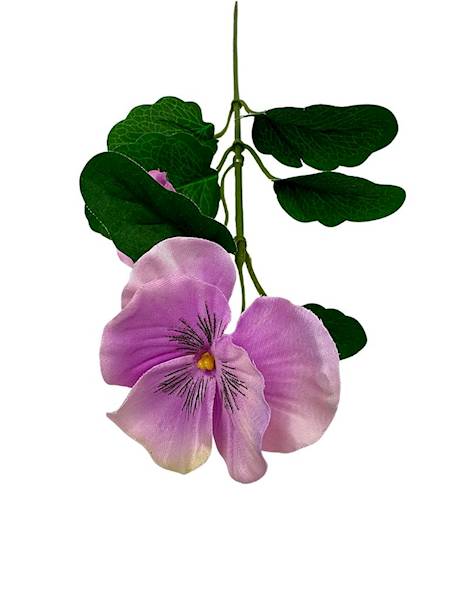 Bratek gałązka 33 cm jasny fiolet i róż