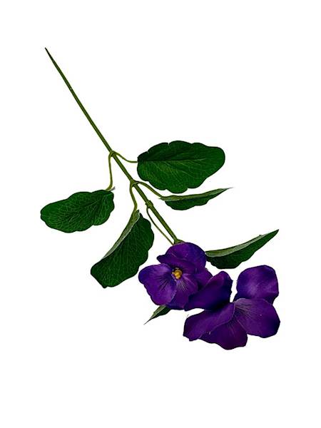 Bratek gałązka 33 cm mocny fiolet