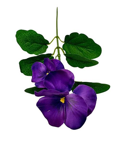 Bratek gałązka 33 cm mocny fiolet