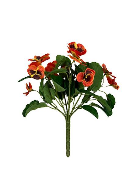 Bukiet bratki 30 cm pomarańcz