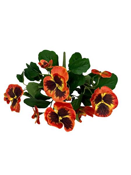 Bukiet bratki 30 cm pomarańcz