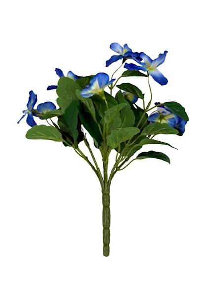 Bukiet bratki 30 cm niebieskie