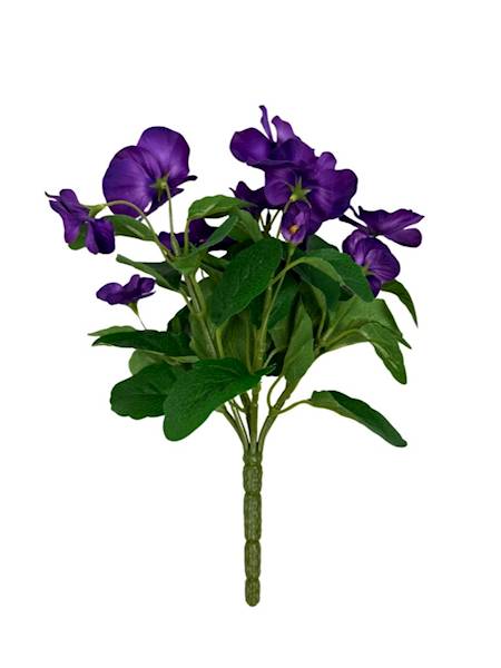 Bukiet bratki 30 cm mocny fiolet