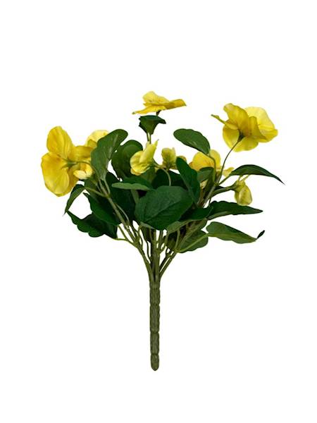 Bukiet bratki 30 cm jasny żółty