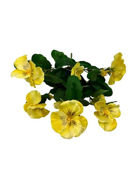 Bukiet bratki 30 cm jasny żółty