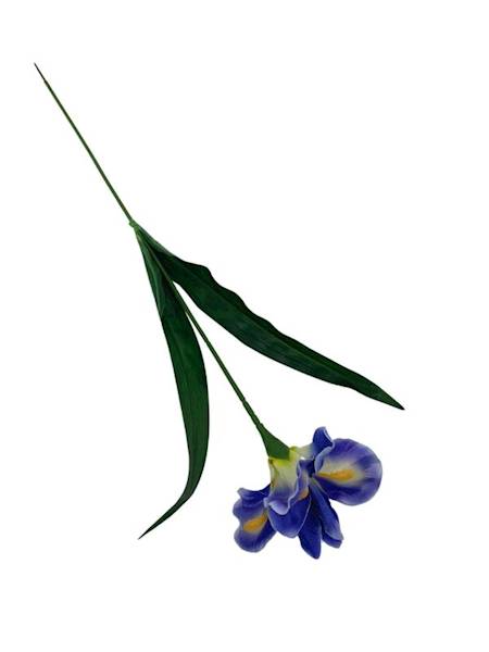 Irys gałązka 65 cm niebieski