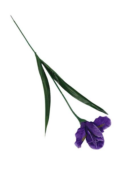 Irys gałązka 65 cm fioletowy