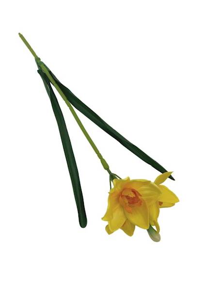 Narcyz gałązka 38 cm żółty