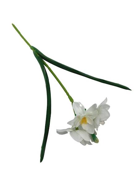 Narcyz gałązka 38 cm biały