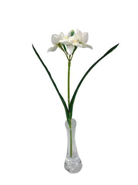 Narcyz gałązka 38 cm biały