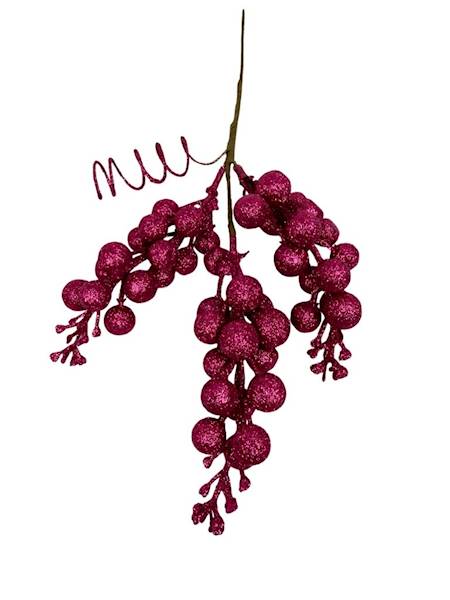 Pik kulki brokat różowe 30 cm