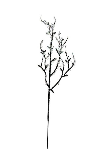 Gałązka kryształ 33 cm czarna