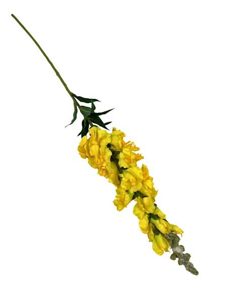 Lwia paszcza gałązka 85 cm żółta