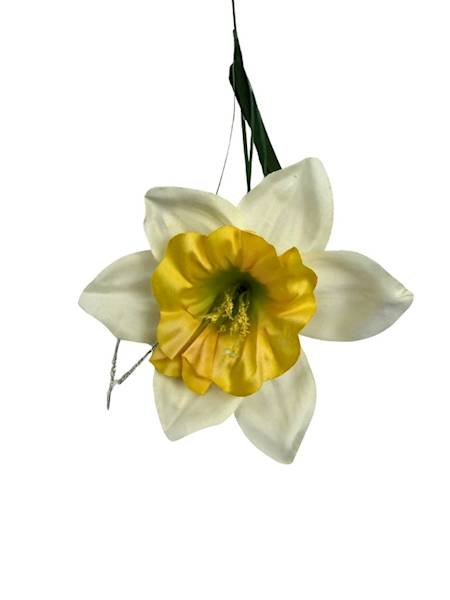 Żonkil gałązka 48 cm żółto kremowy