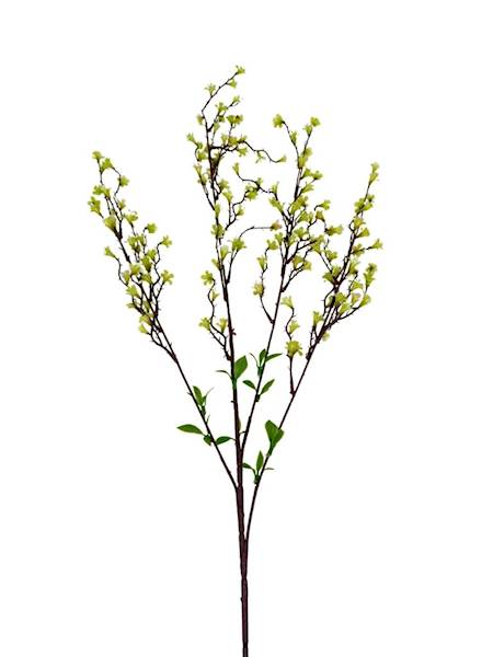 Gałązka kwiatuszki silikonowe 90 cm zielone