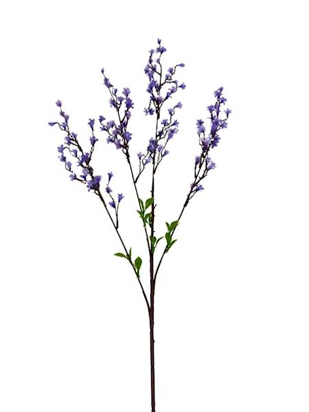 Gałązka kwiatuszki silikonowe 90 cm różowe