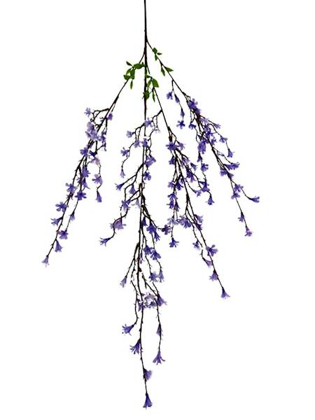 Gałązka kwiatuszki silikonowe 90 cm różowe