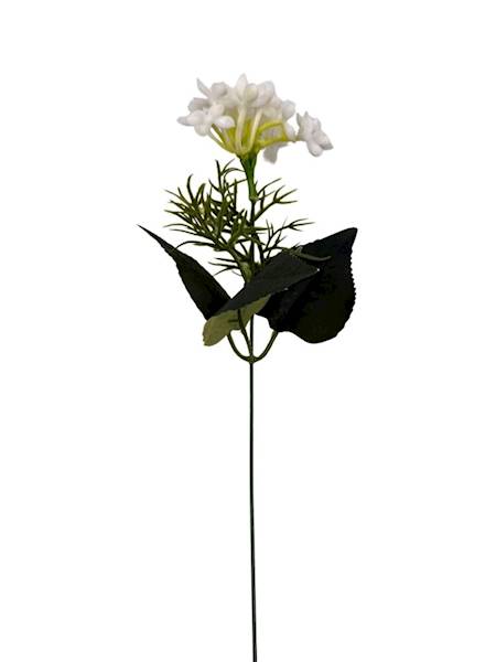 Dodatek 45 cm kwiatuszki silikonowe białe