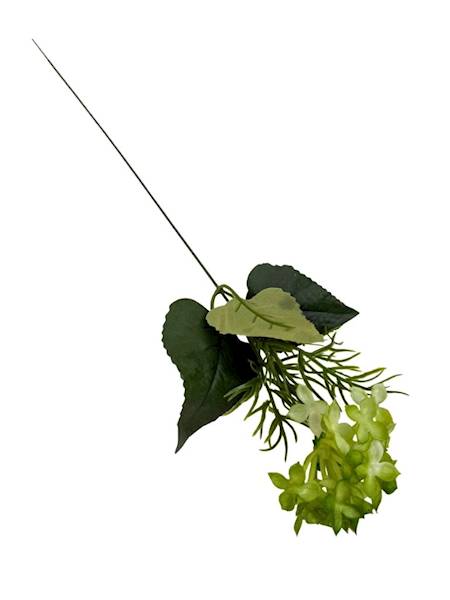 Dodatek 45 cm kwiatuszki silikonowe zielone