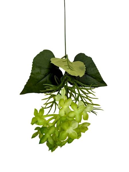 Dodatek 45 cm kwiatuszki silikonowe zielone