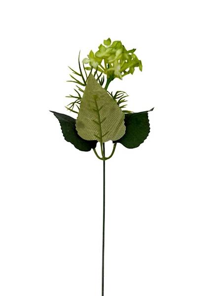 Dodatek 45 cm kwiatuszki silikonowe zielone