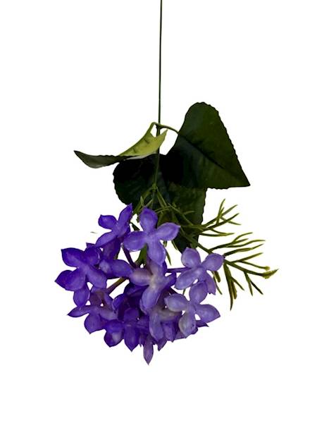 Dodatek 45 cm kwiatuszki silikonowe fiolet