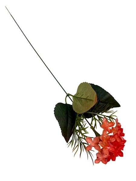 Dodatek 45 cm kwiatuszki silikonowe pomarańczowe