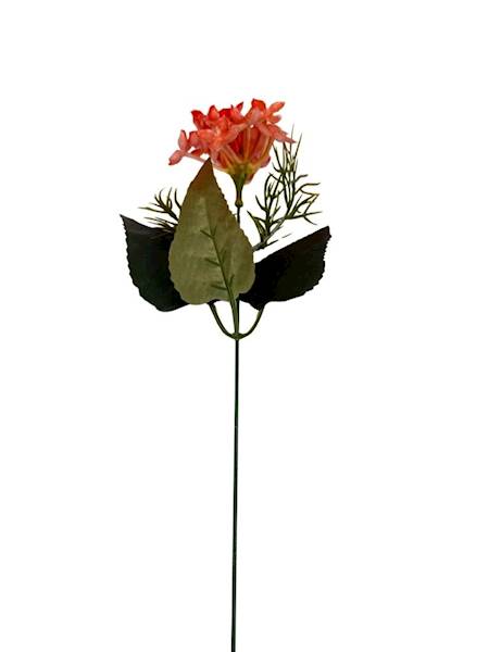 Dodatek 45 cm kwiatuszki silikonowe pomarańczowe