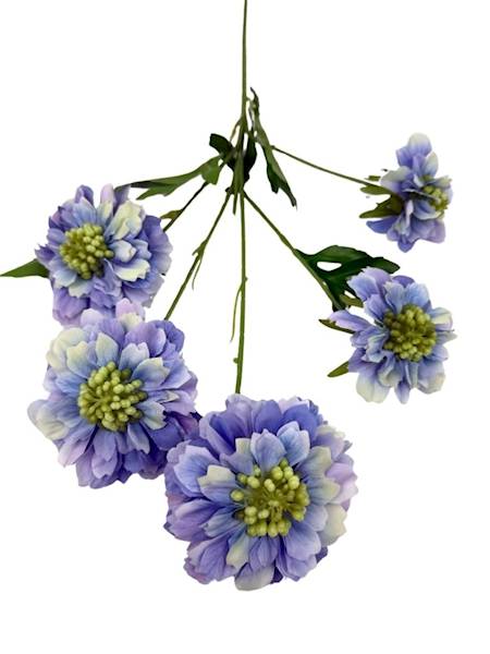 Cynia gałązka 65 cm niebieska