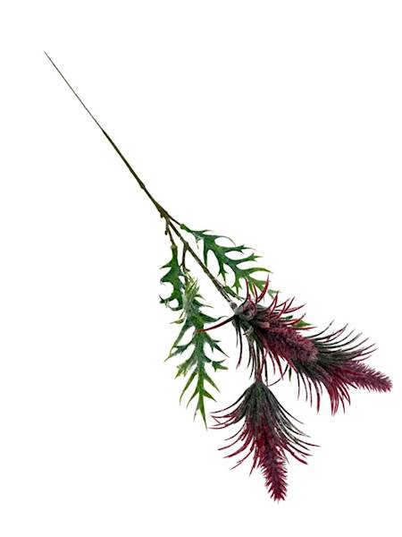 Oset gałązka 46 cm czerwony