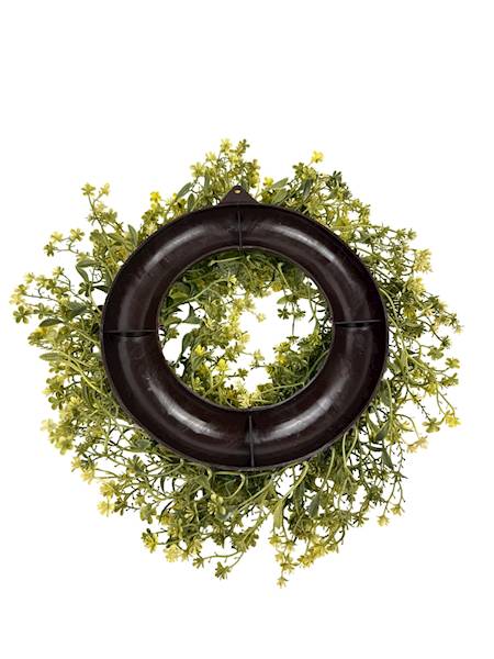 Wianek 30 cm żółty