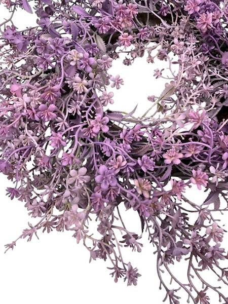 Wianek 30 cm fioletowy