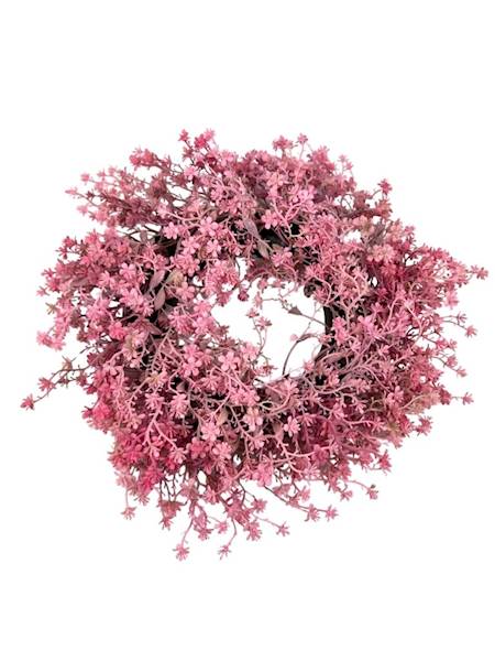 Wianek 30 cm różowy