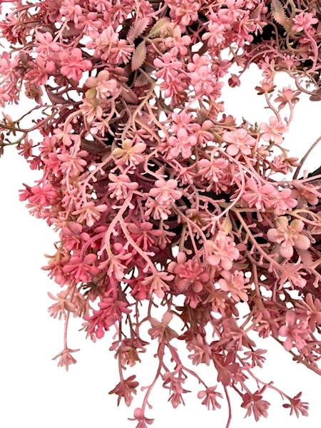 Wianek 30 cm różowy