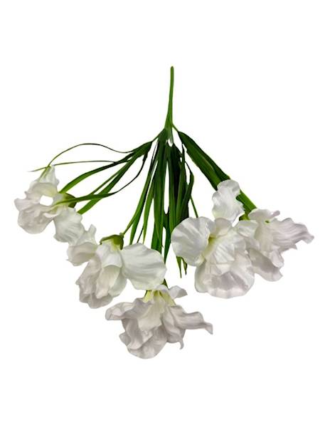 Bukiet irysy 32 cm biały