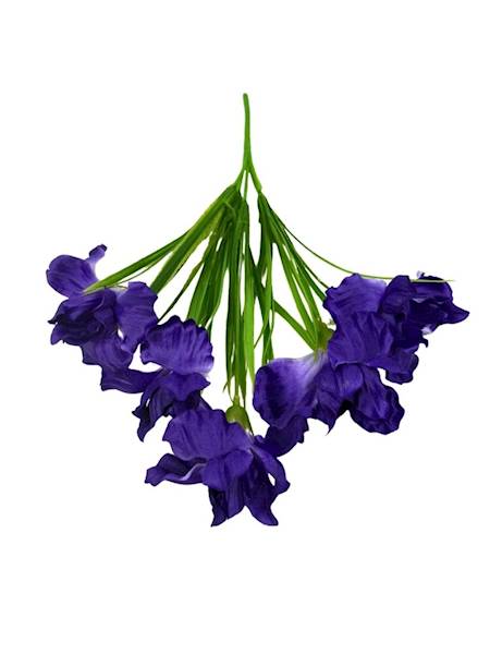 Bukiet irysy 32 cm ciemny fiolet