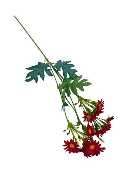 Margaretka gałązka 53 cm czerwona