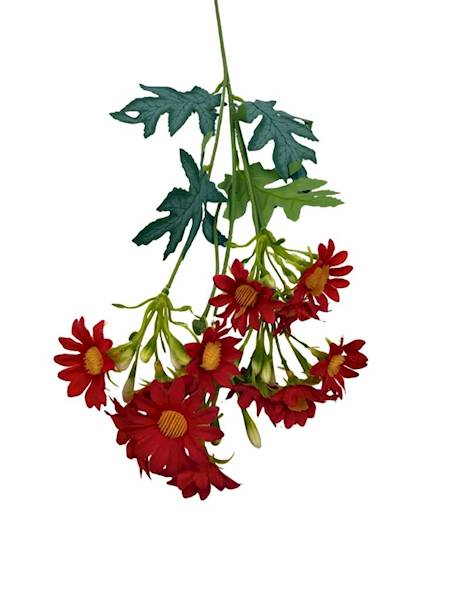 Margaretka gałązka 53 cm czerwona