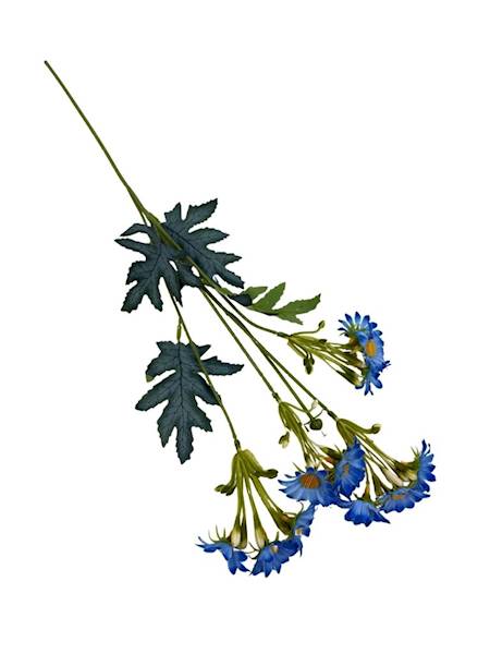Margaretka gałązka 53 cm niebieska
