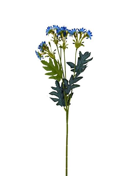 Margaretka gałązka 53 cm niebieska