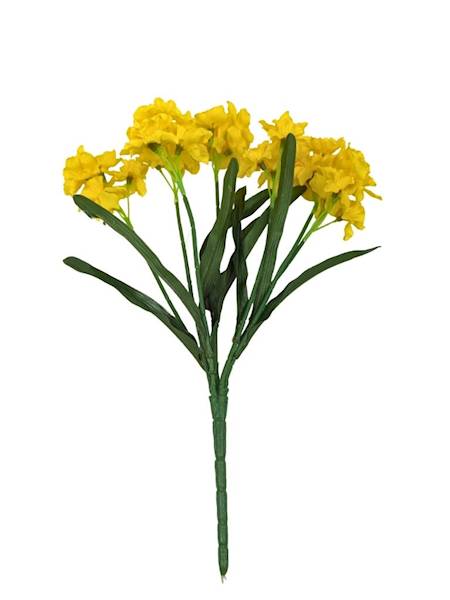 Bukiet żonkil 38 cm żółty