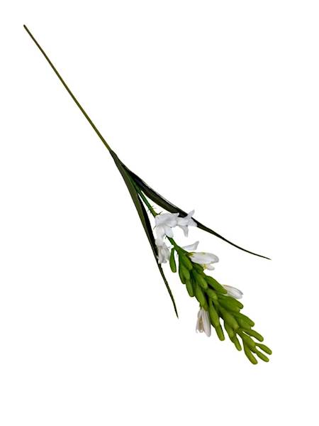 Gałązka białe kwiaty 70 cm